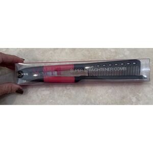 New Soleil Super Straightener Comb color Black‎ and Pink Add to Any Flat Iron